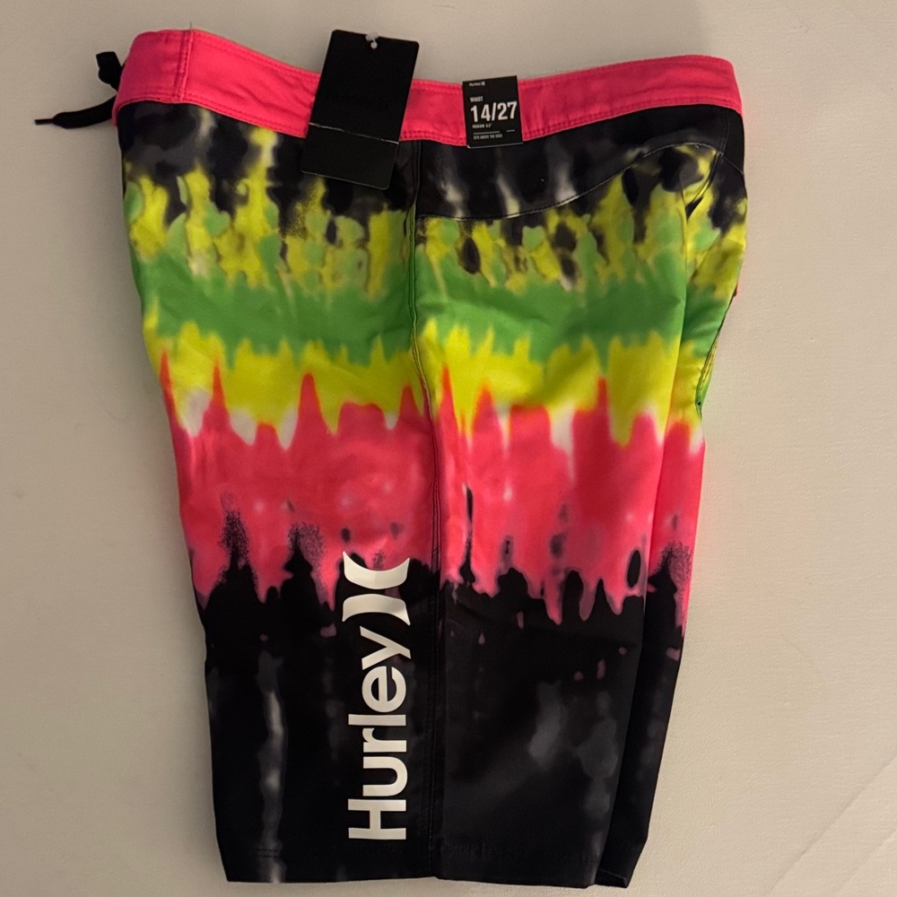 Hurley Board Shorts Boys 14 27 Pink